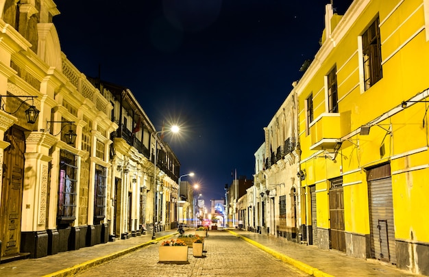 Colonial houses in arequipa peru