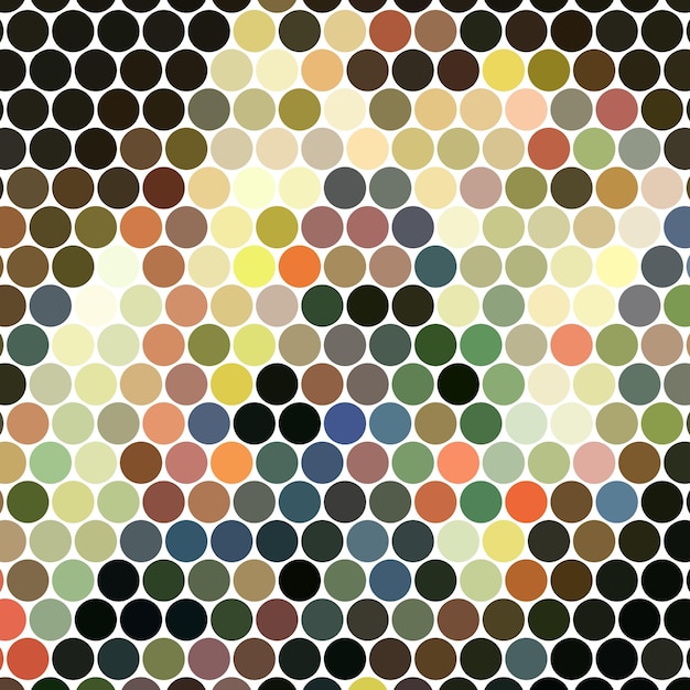 color background with the round dot