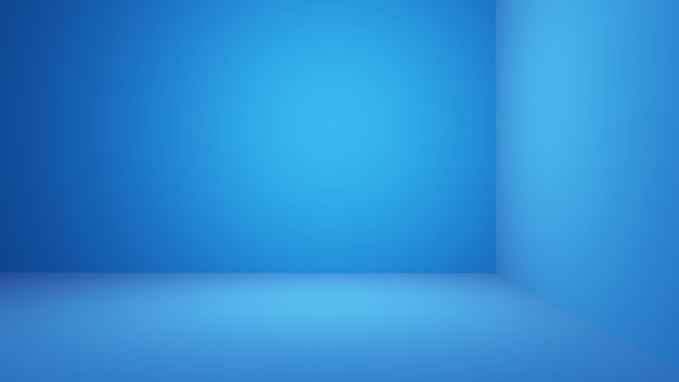 Color blue room background interior