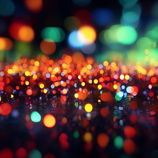 color bokeh glow