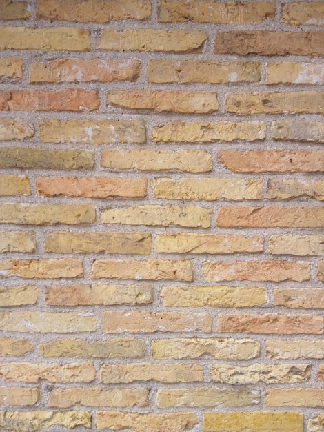 Color brick wallPanorama of masonry Old retro look