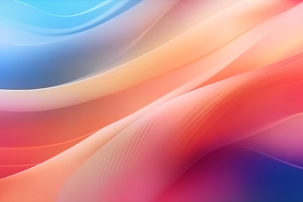 Color Flow Cloud Gradient on Solid Color Background