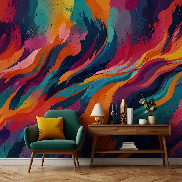 color illustration abstract wallpaper