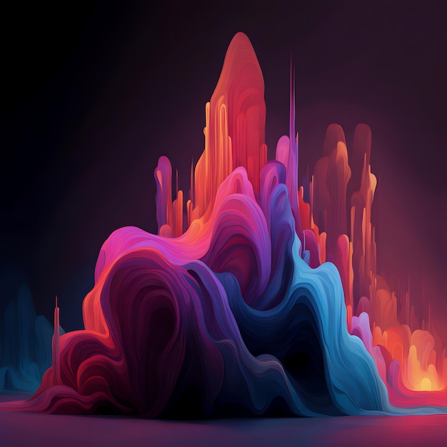 color illustration abstract wallpaper