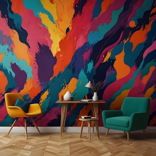 color illustration abstract wallpaper