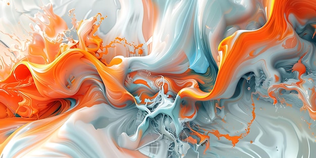 Color in Motion The Unique Texture and Balance of Digital Liquid Art Liquid Colors and Abstract Patterns