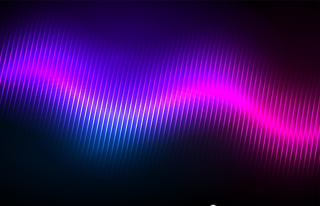 Color music equalizer Sound waves abstract purple background for different joyful events