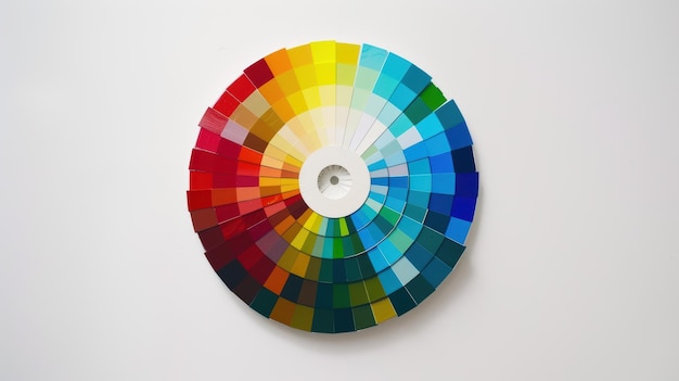 Photo color palette showing different colors for design