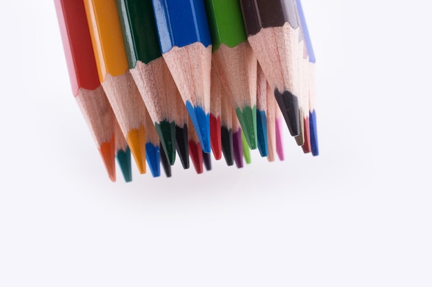 Color pencils of various colors