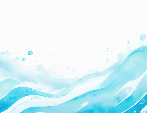 Color water wave background in blue tone