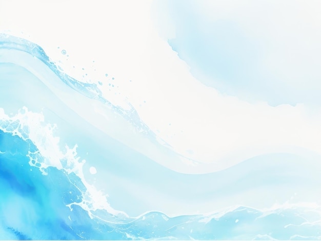 Color water wave background in blue tone