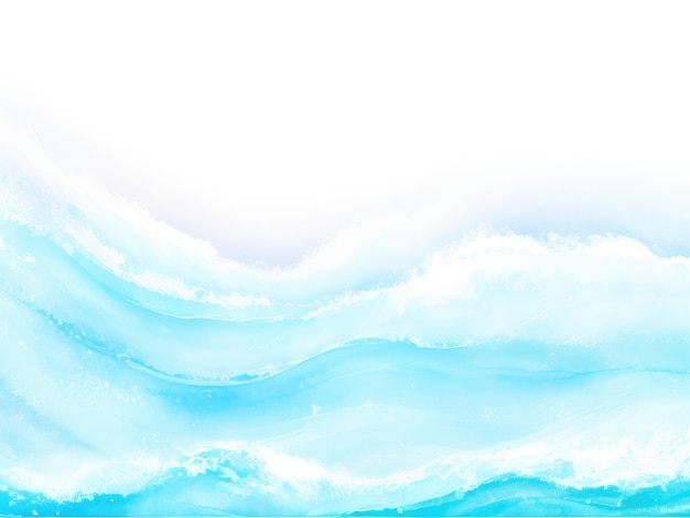 Color water wave background in blue tone