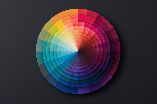 color wheel showcasing the spectrum of hues essential for artists designers and decorators