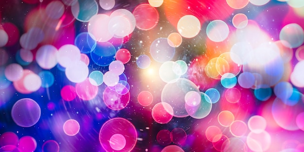 Colored abstract blurred light glitter background layout design can be use for background concept or festival background