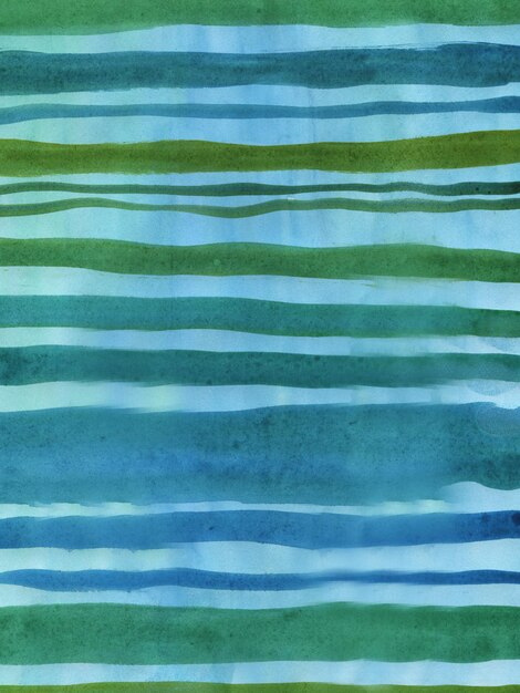 Colored hand drawn watercolor abstract background with stripes