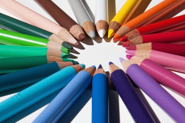 Colored pencils Colour pencils Starshaped image