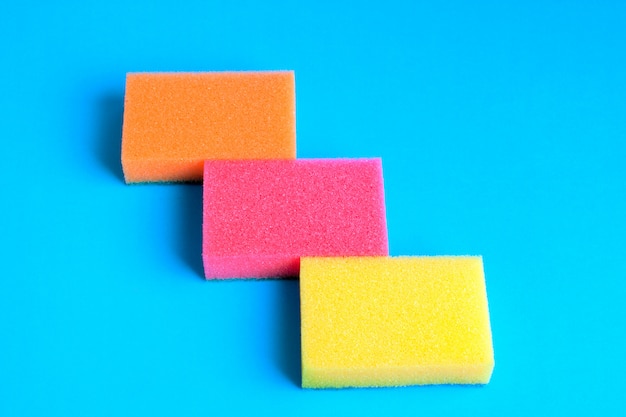 Colored sponges