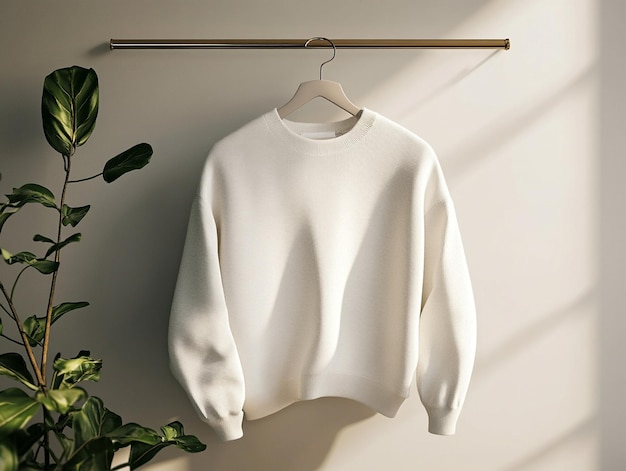 Colored Sweatshirt Mockup on a Hanger