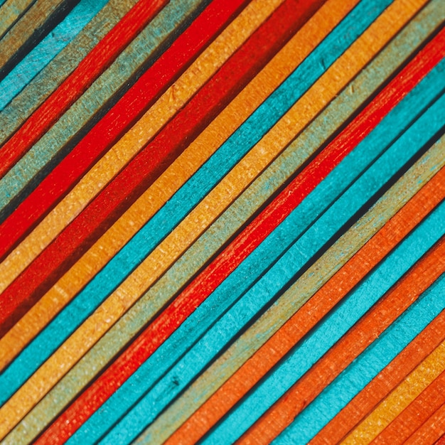 colored wooden sticks textured background