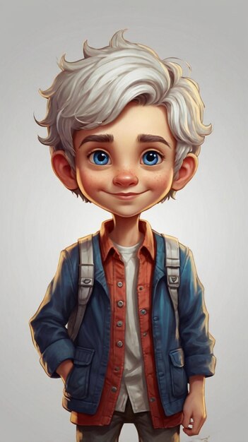 colorful 3d boy avatar