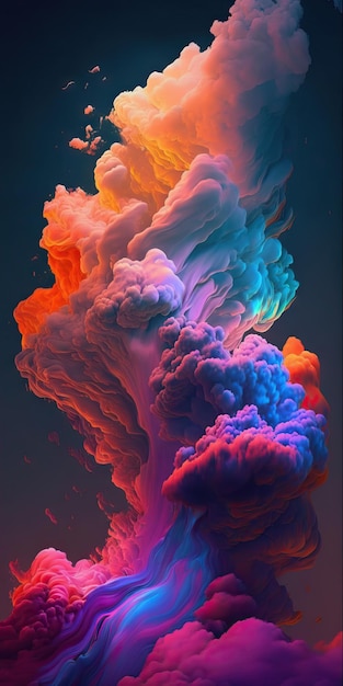 colorful abstract background 3d