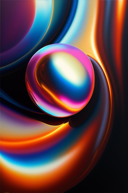 Colorful abstract background generated Ai