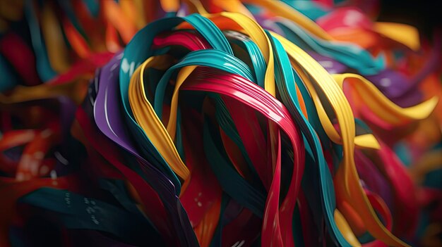 Colorful abstract background illustration with abstract shapes 3d realistic