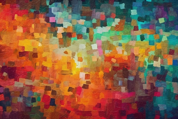 Colorful and abstract background painting Generative AI