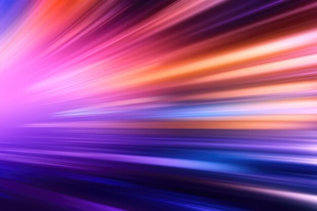 Photo a colorful abstract background of a purple and orange colored light streaks