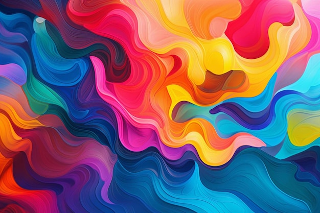 a colorful abstract background of the rainbow colored lines.