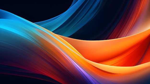 A colorful abstract background with a black background.