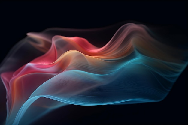 A colorful abstract background with a black background.