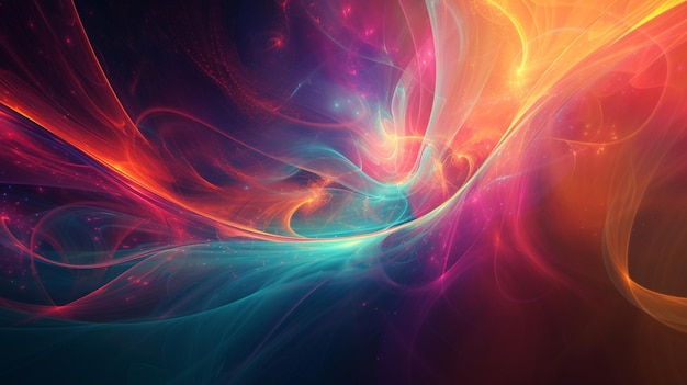 a colorful abstract background with a colorful swirl