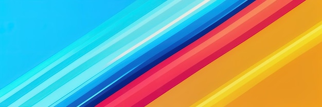 A colorful abstract background with flowing wave patterns in warm and cool tones Generate AI