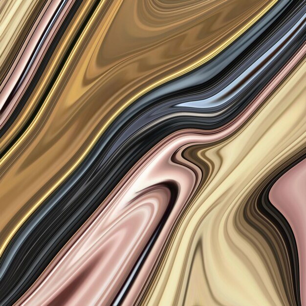 A colorful abstract background with a gold and black lines.