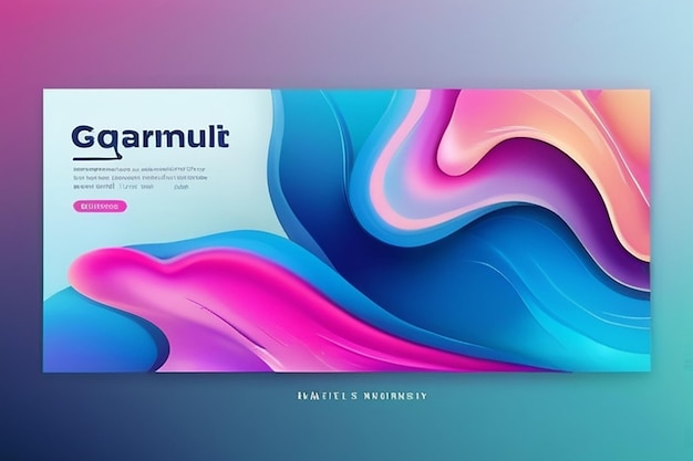 Colorful abstract background with gradient color