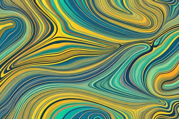 a colorful abstract background with a pattern of yellow blue and green