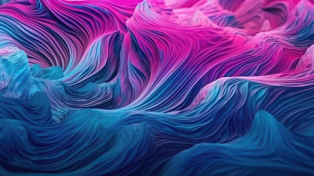 A colorful abstract background with a pink and blue swirls.