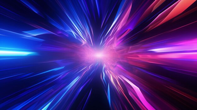 a colorful abstract background with a purple and blue lightAbstract light background realistic neo