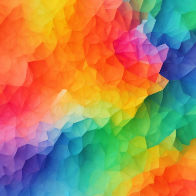 A colorful abstract background with a rainbow pattern.