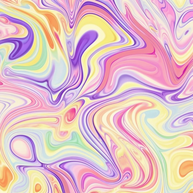 A colorful abstract background with swirls and colors generative ai