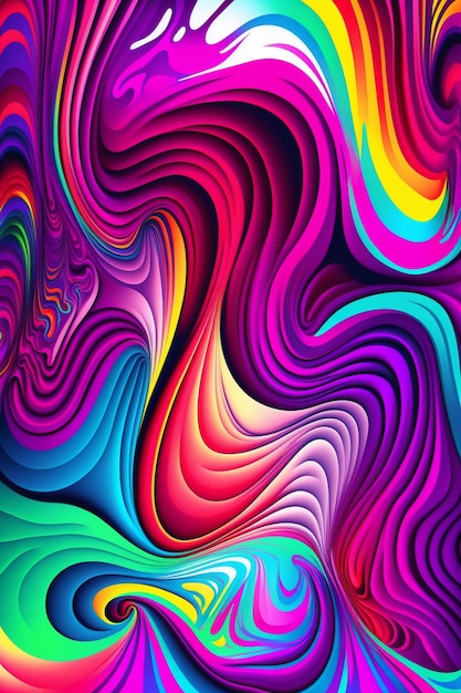 A colorful abstract background with a swirly pattern.