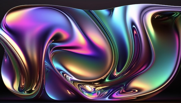 A colorful abstract background with a swirly surface.