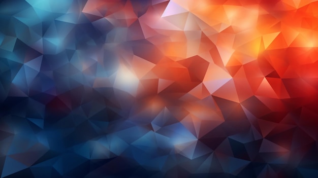 a colorful abstract background with triangles