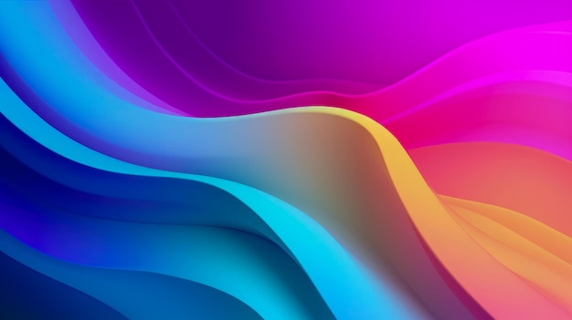 A colorful abstract background with a wavy design.