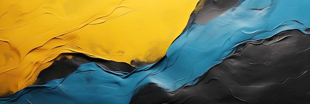 A colorful abstract background with yellow blue and black