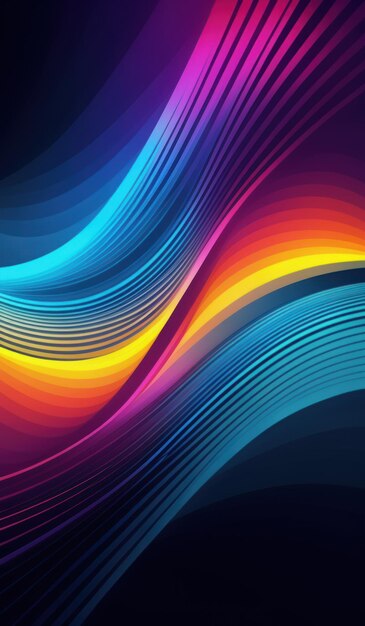 Colorful Abstract Cosmic Background