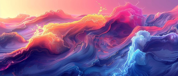 Colorful Abstract Design in Artistic Style