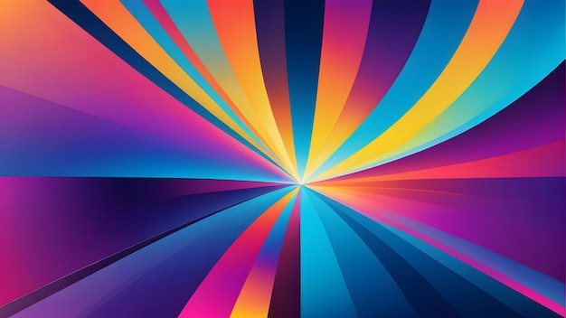 Photo a colorful abstract design with a rainbow colored background