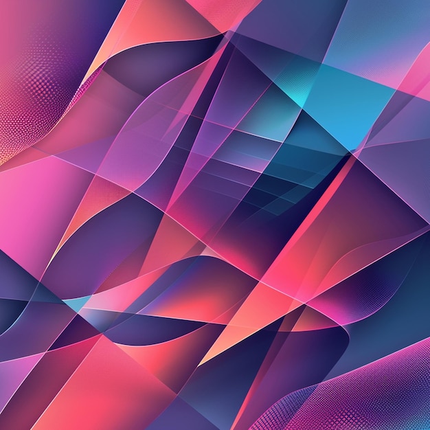 Colorful Abstract Geometric Art